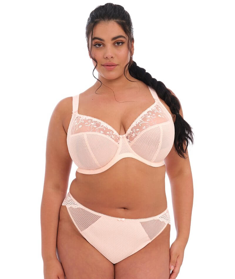 Elomi Charley Underwire Plunge Bra - Ballet Pink - Image 10