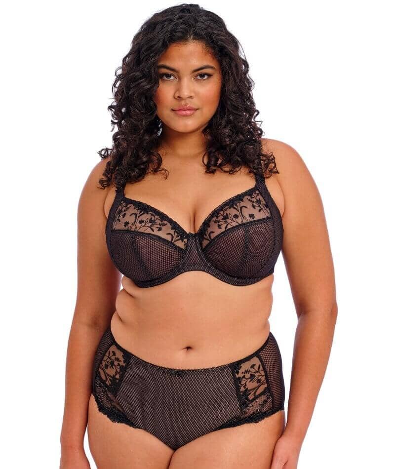 Elomi Charley Underwire Plunge Bra - Jet - Image 4