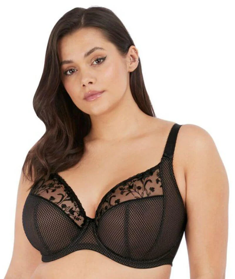 Elomi Charley Underwire Plunge Bra - Jet - Image 7