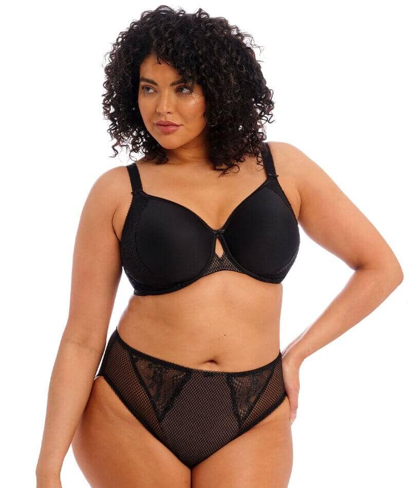 Elomi Charley Underwired Moulded Spacer Bra - Black - Image 6