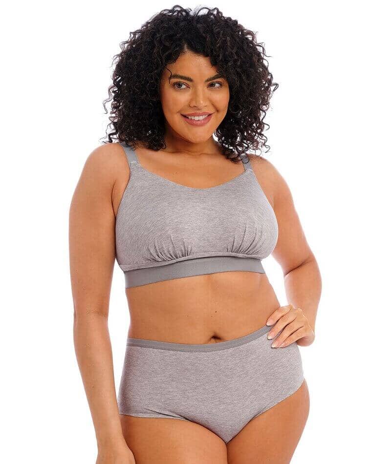 Elomi Downtime Wire-Free Bralette - Grey Marl - Image 5