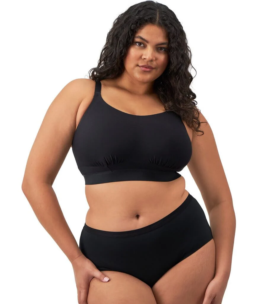 Elomi Downtime Wire-Free Bralette - Black - Image 4