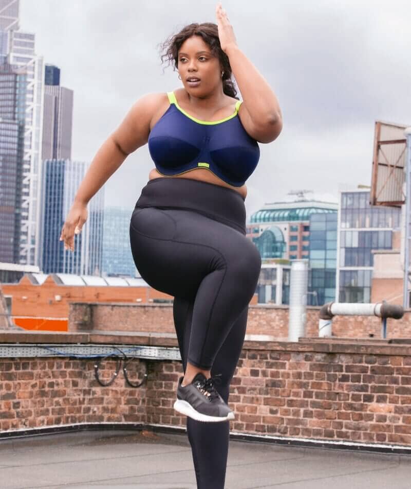 Elomi Energise Underwired Sports Bra - Navy - Image 3