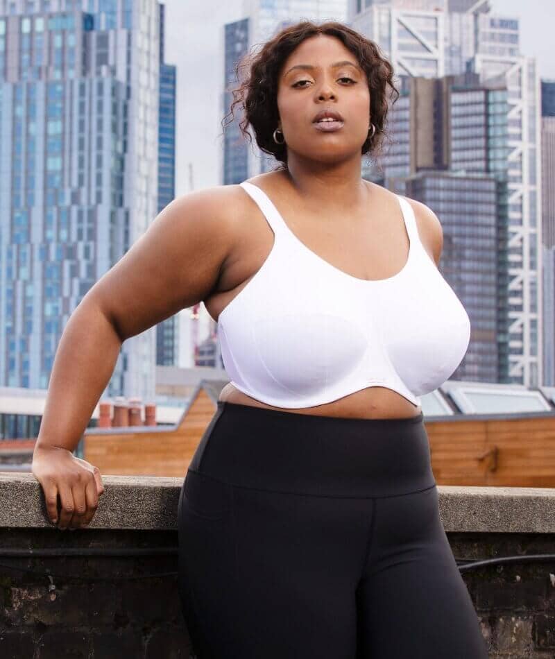 Elomi Energise Underwired Sports Bra - White - Image 4