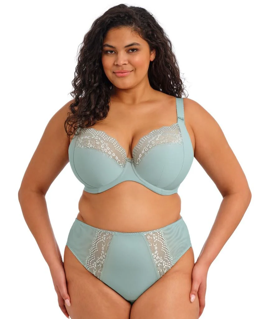 Elomi Lucie Underwire Stretch Plunge Bra - Mist - Image 5