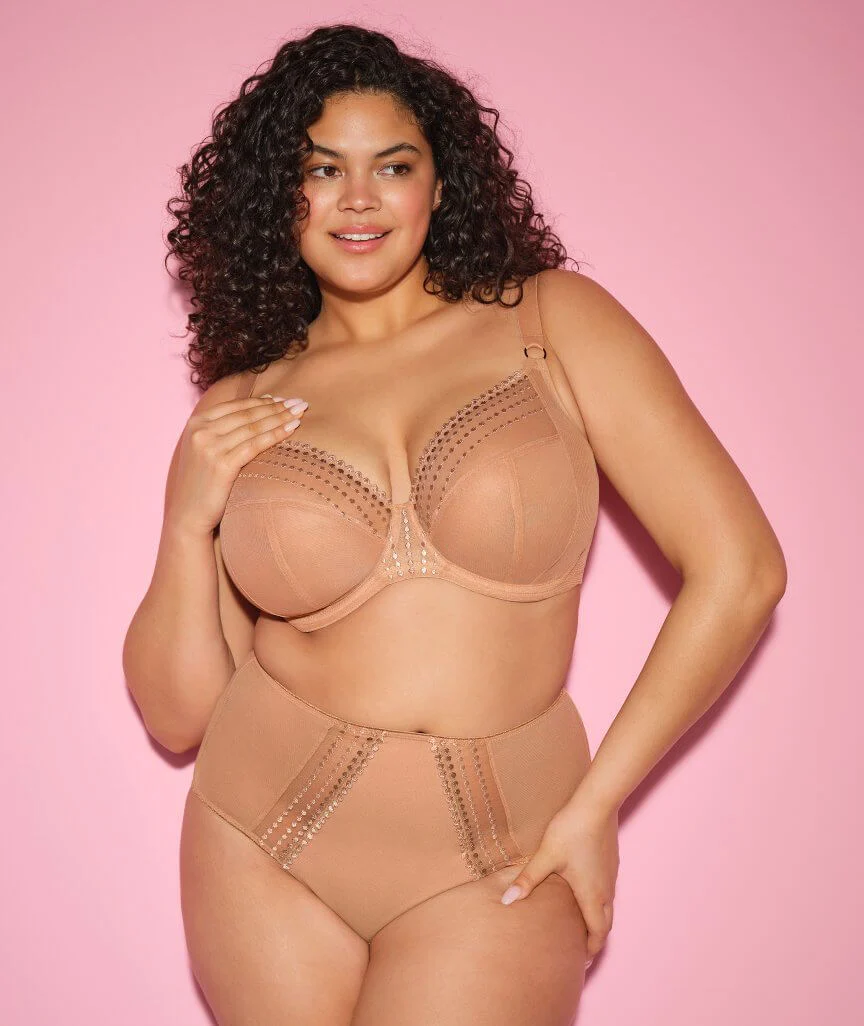 Elomi Matilda Full Brief - Cafe Au Lait - Image 3