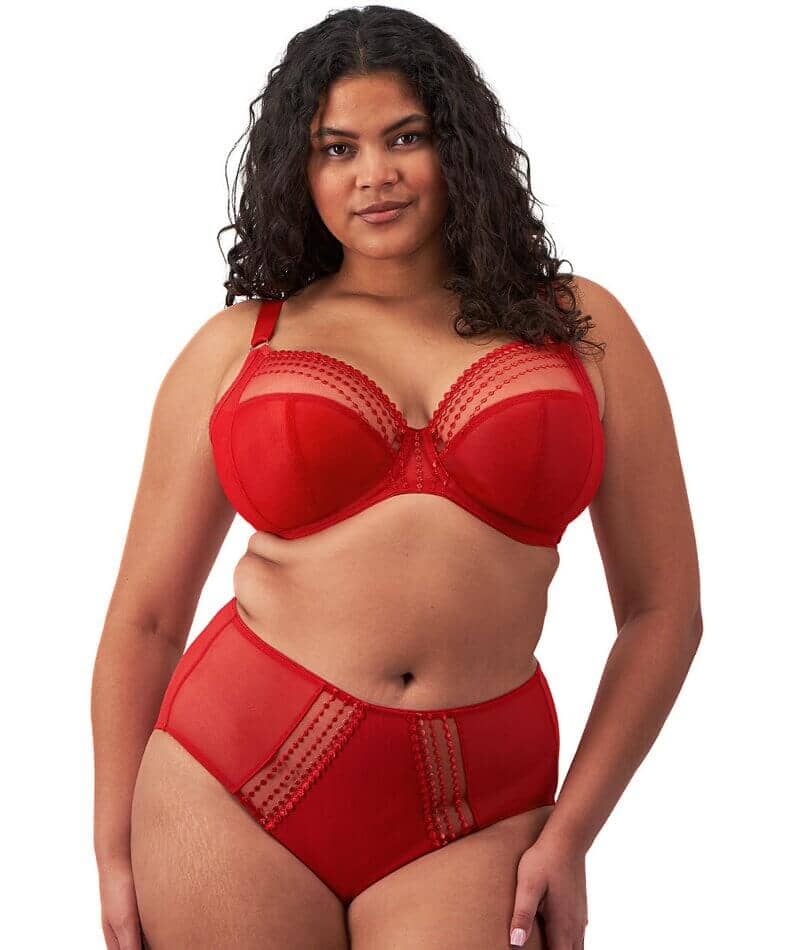 Elomi Matilda Full Brief - Haute Red - Image 4