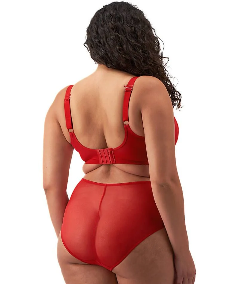 Elomi Matilda Full Brief - Haute Red - Image 7