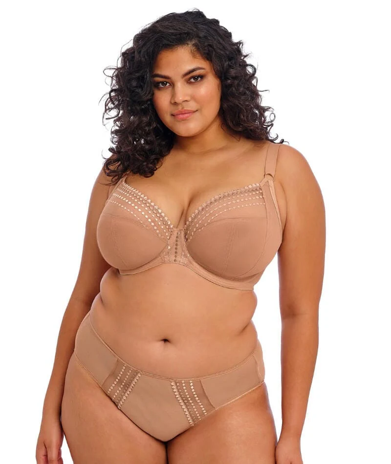 Elomi Matilda Underwired Plunge Bra - Cafe Au Lait - Image 10
