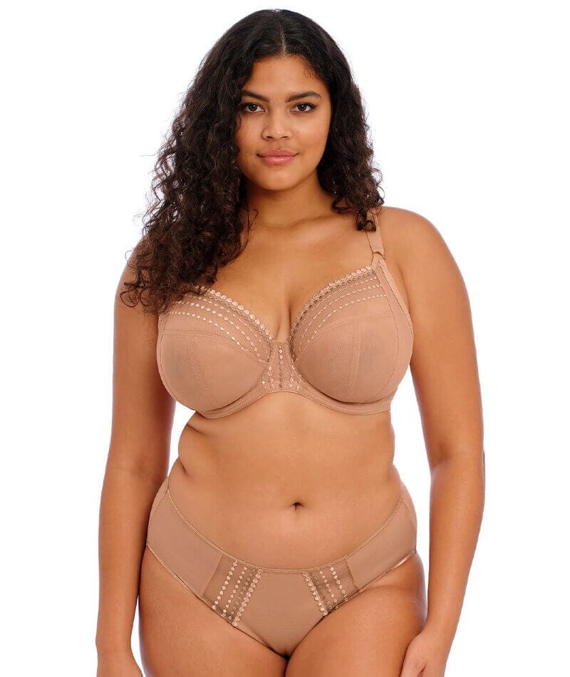 Elomi Matilda Underwired Plunge Bra - Cafe Au Lait - Image 13