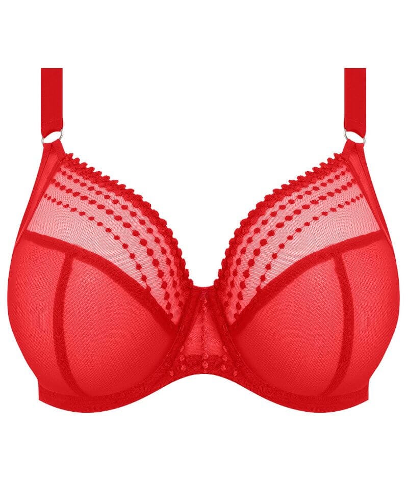 Elomi Matilda Underwired Plunge Bra - Haute Red - Image 13