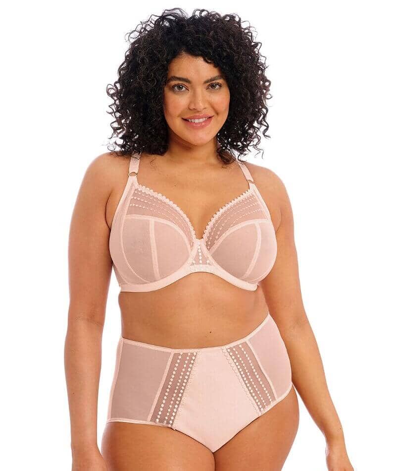 Elomi Matilda Underwired Plunge Bra - Pearl Blush - Image 3