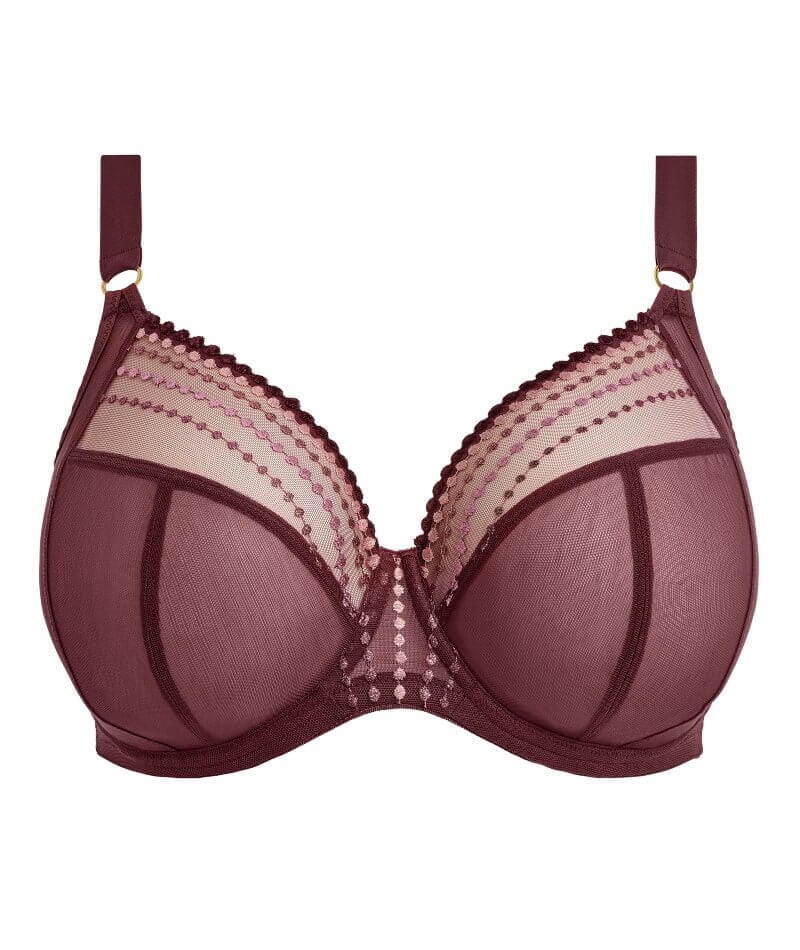 Elomi Matilda Underwired Plunge Bra - Sugarplum - Image 9