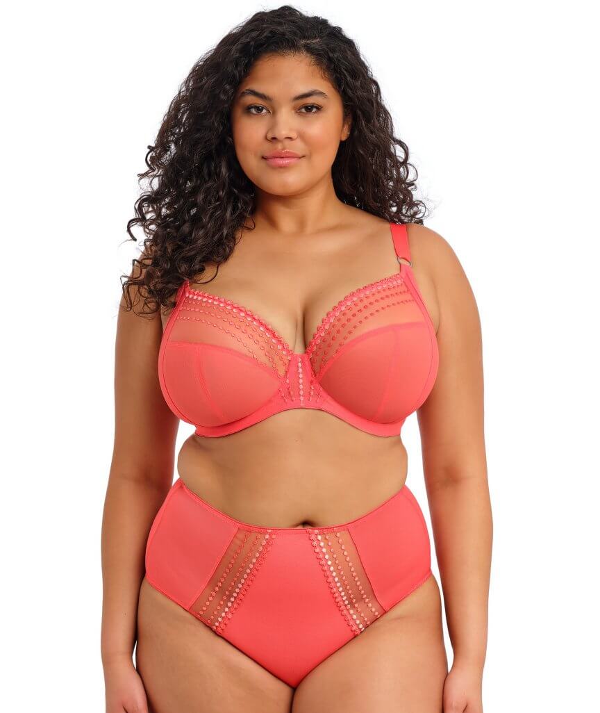 Elomi Matilda Underwired Plunge Bra - Sunset - Image 5