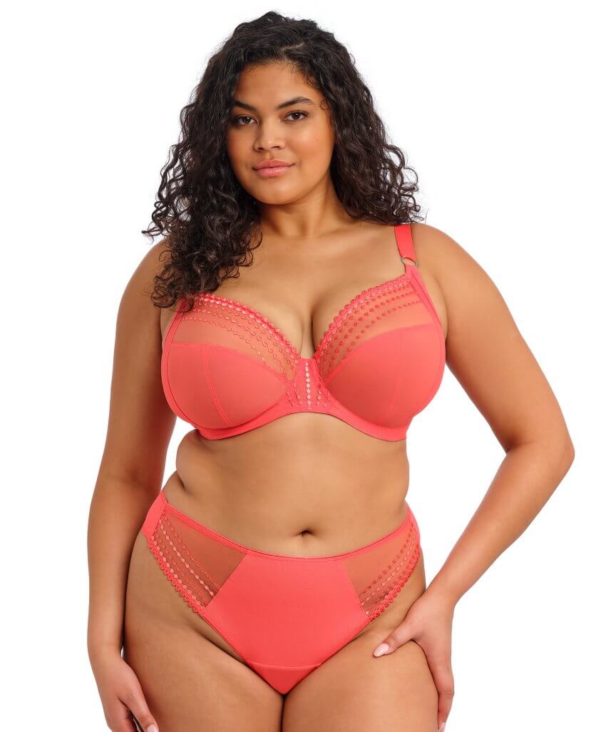 Elomi Matilda Underwired Plunge Bra - Sunset - Image 8