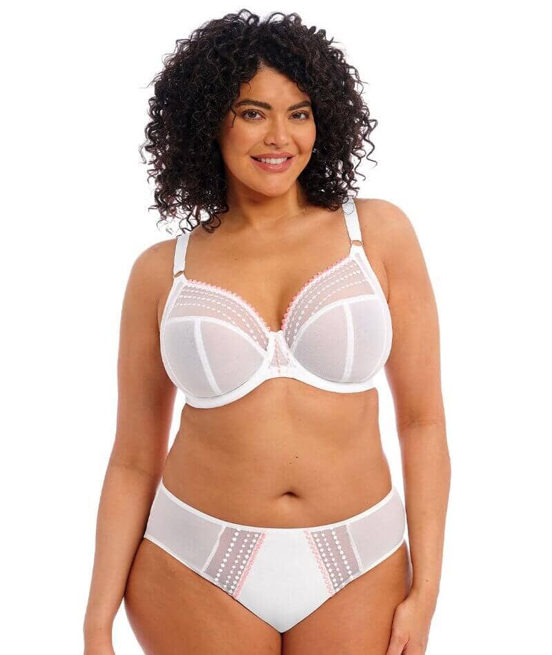 Elomi Matilda Underwired Plunge Bra - White - Image 10