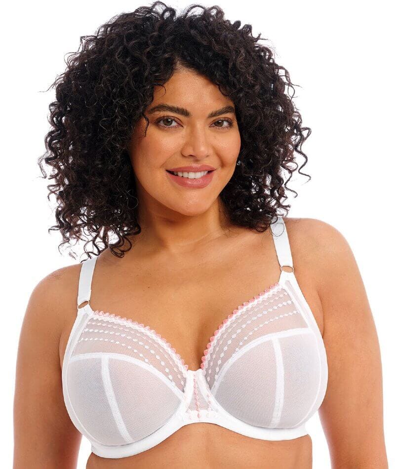 Elomi Matilda Underwired Plunge Bra - White - Image 4