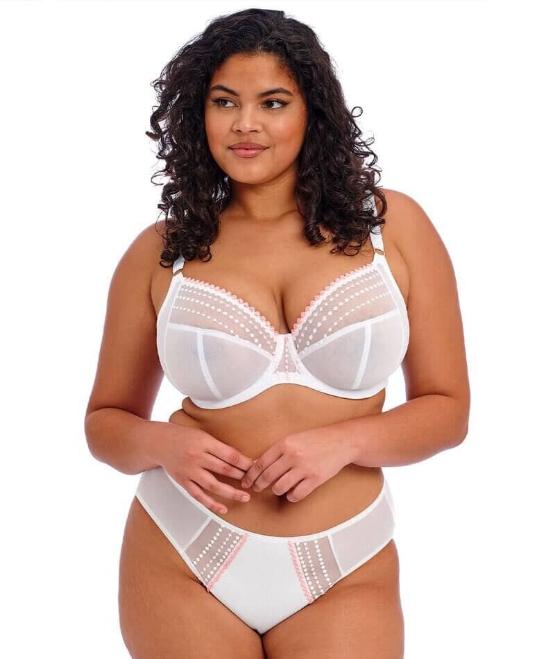 Elomi Matilda Underwired Plunge Bra - White - Image 7