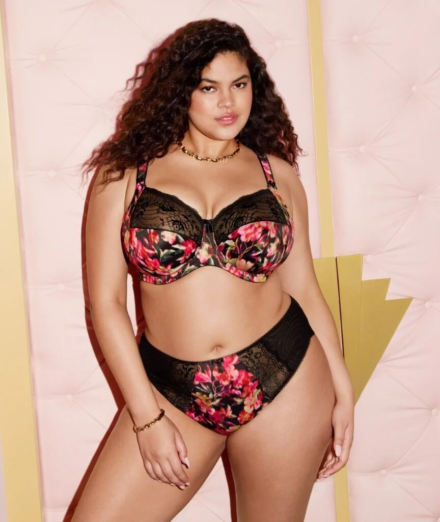 Elomi Morgan High Leg Brief - Hot House - Image 3