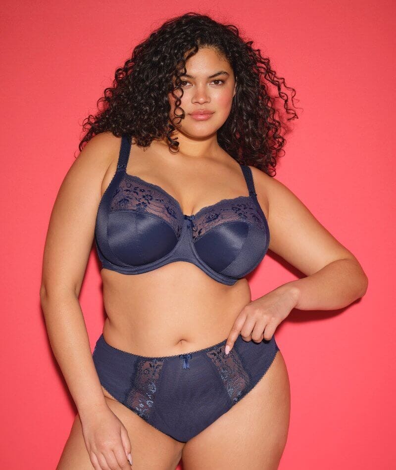 Elomi Morgan High Leg Brief - Midnight - Image 3