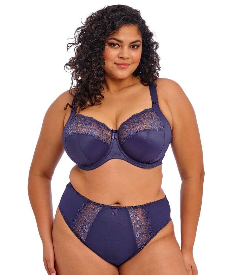 Elomi Morgan High Leg Brief - Midnight - Image 5