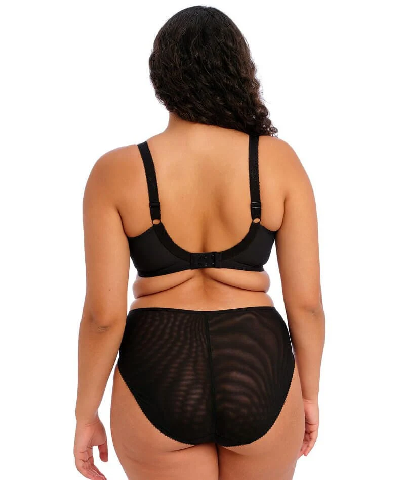 Elomi Namrah Underwired Bandless Plunge Bra - Jet - Image 5