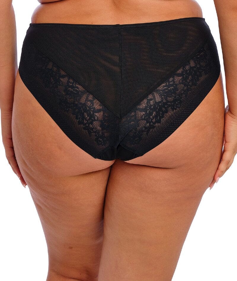 Elomi Nerina High Leg Brief - Black - Image 2