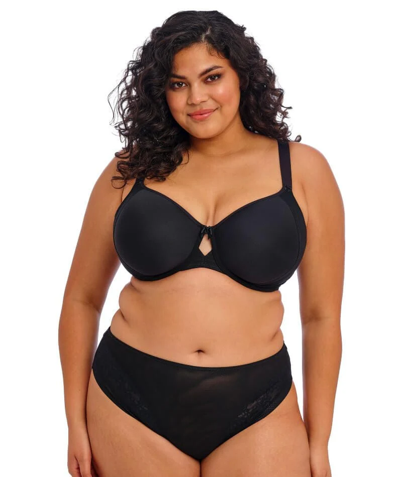 Elomi Nerina High Leg Brief - Black - Image 8