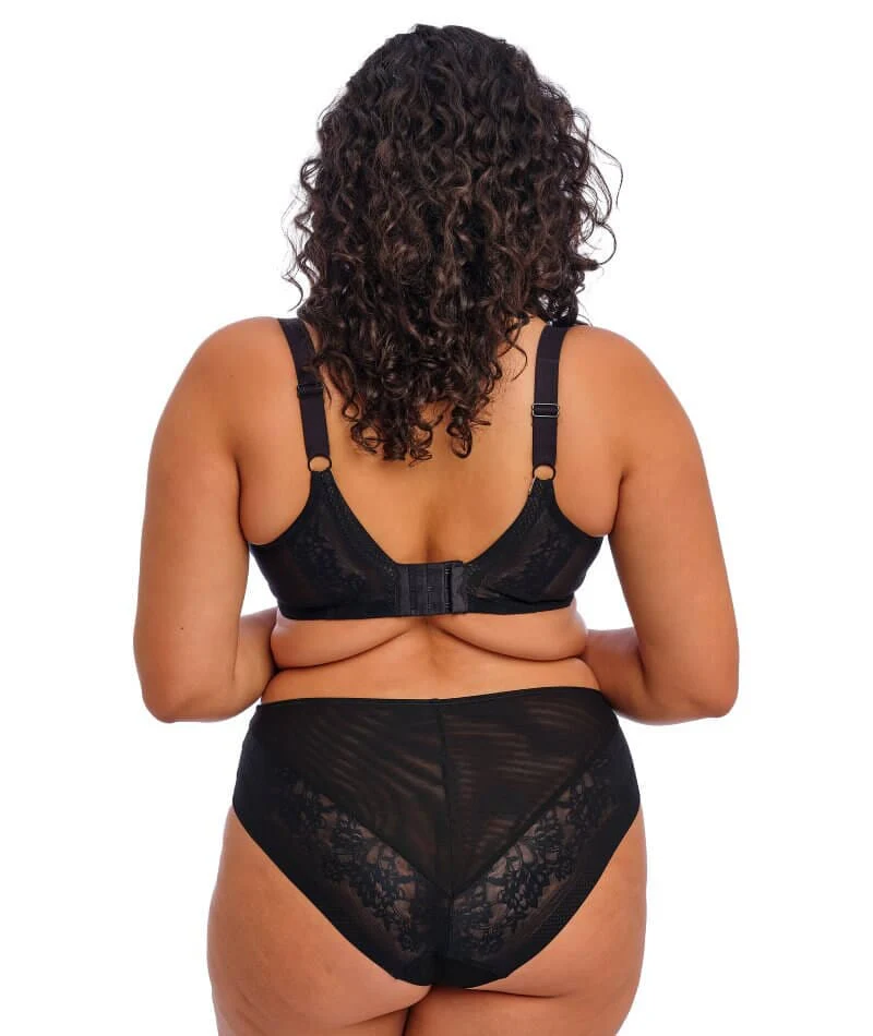 Elomi Nerina Underwire Stretch Plunge Bra - Black - Image 6