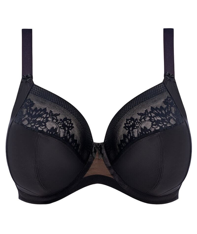 Elomi Nerina Underwire Stretch Plunge Bra - Black - Image 7