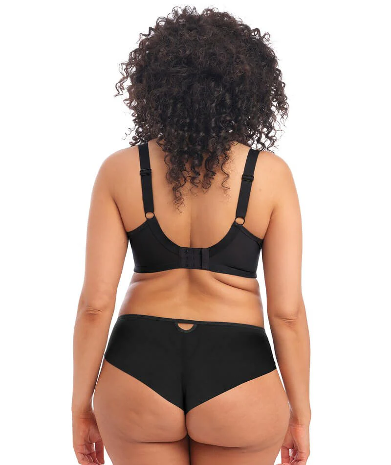 Elomi Priya Brazilian Brief - Black - Image 6