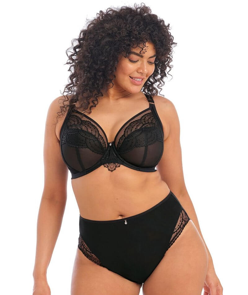Elomi Priya Full Brief - Black - Image 4