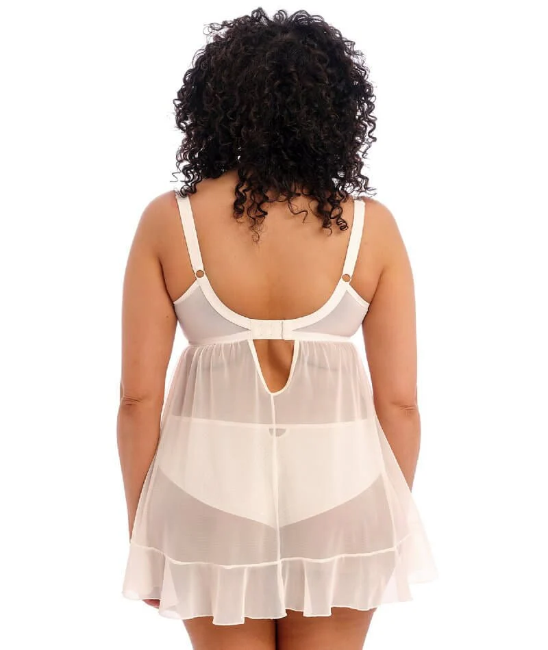 Elomi Priya Underwired Babydoll - Vanilla - Image 2