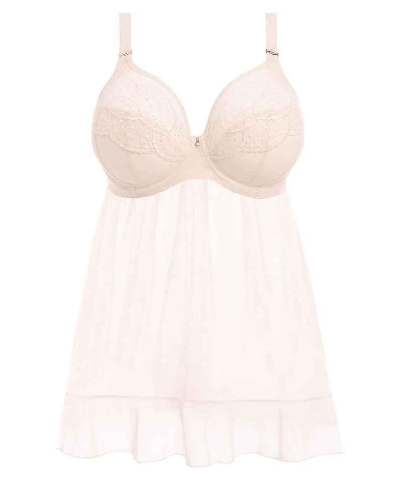 Elomi Priya Underwired Babydoll - Vanilla - Image 5
