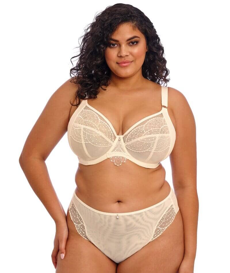 Elomi Priya Underwired Plunge Bra - Vanilla - Image 6