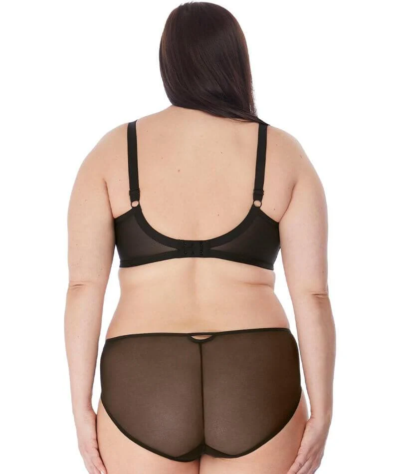 Elomi Sachi Underwired Plunge Bra - Black - Image 8