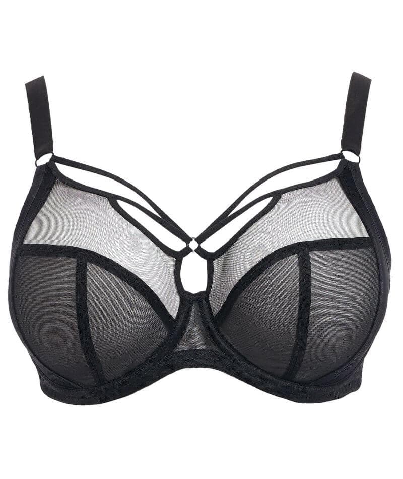 Elomi Sachi Underwired Plunge Bra - Black - Image 9