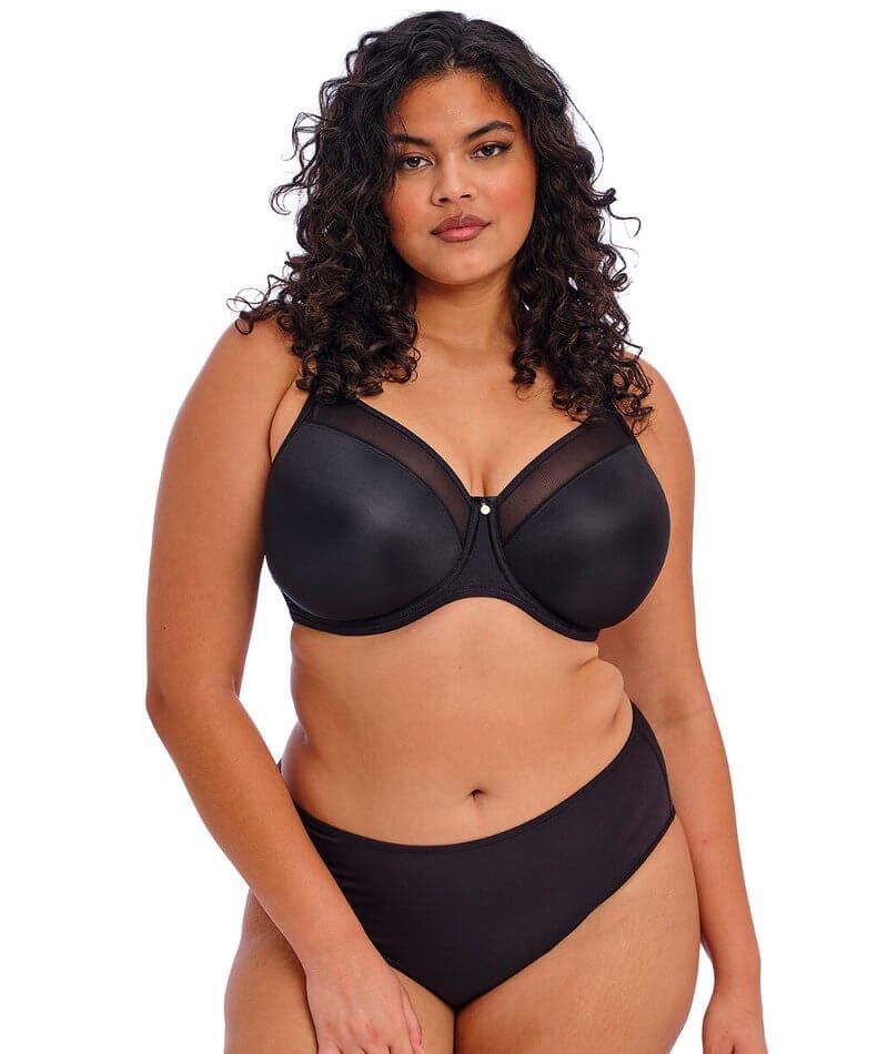 Elomi Smooth Underwire Moulded T-Shirt Bra - Black - Image 5
