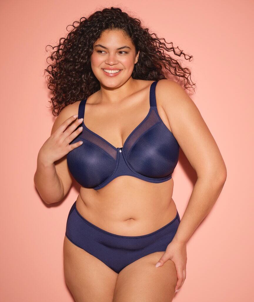 Elomi Smooth Underwire Moulded T-Shirt Bra - Midnight - Image 3