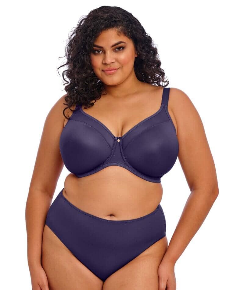 Elomi Smooth Underwire Moulded T-Shirt Bra - Midnight - Image 5