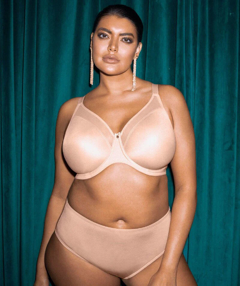 Elomi Smooth Underwire Moulded T-Shirt Bra - Sahara - Image 4