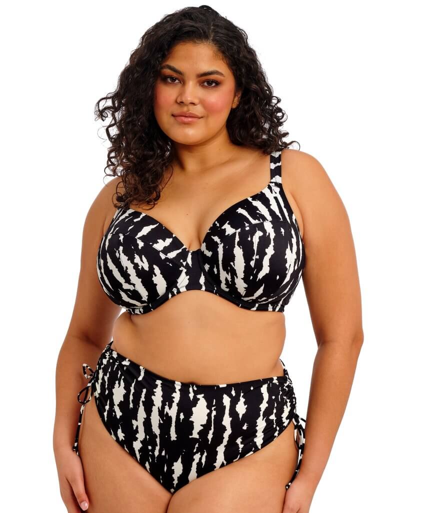 Elomi Swim Echo Shell Adjustable Bikini Brief - Black - Image 5