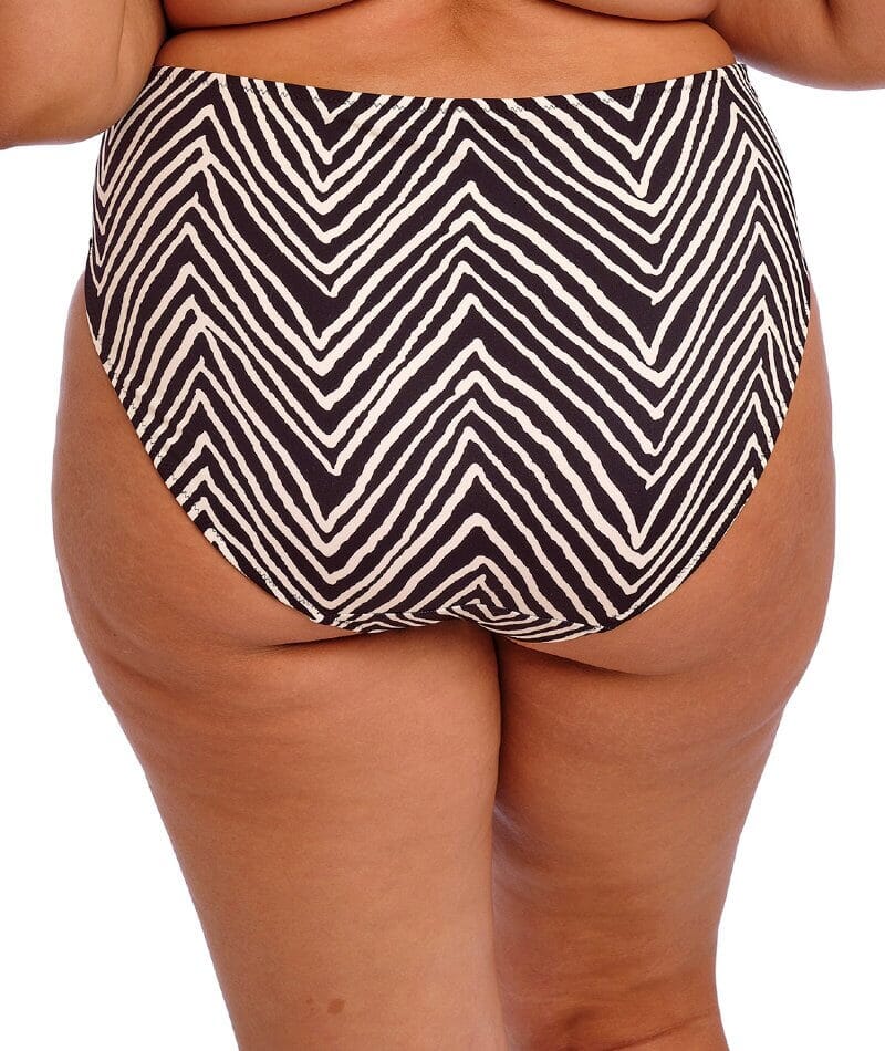 Elomi Swim Fiji Falls Mid Rise Bikini Brief - Black - Image 2
