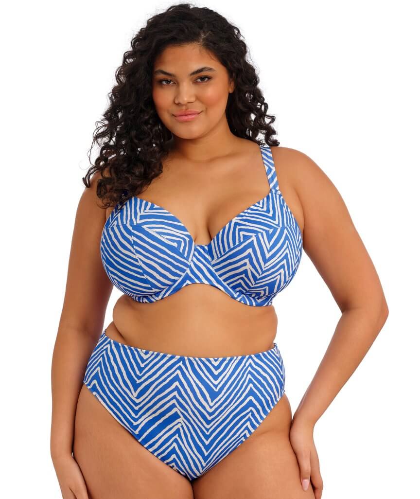 Elomi Swim Fiji Falls Mid Rise Bikini Brief - Ocean - Image 6