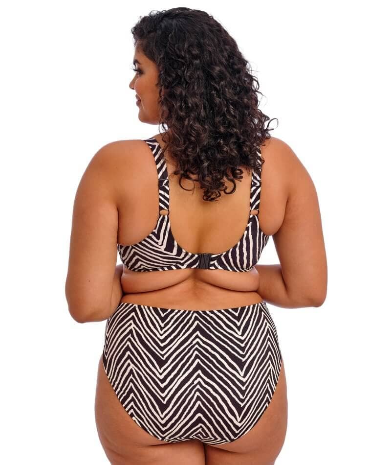 Elomi Swim Fiji Falls Underwired Plunge Bikini Top - Black - Image 5