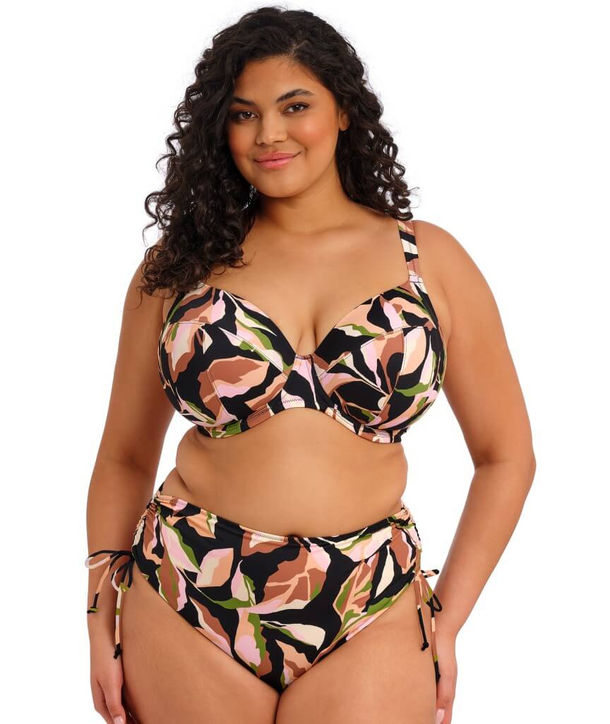 Elomi Swim Ocean Avenue Underwired Plunge Bikini Top - Multi - Image 3