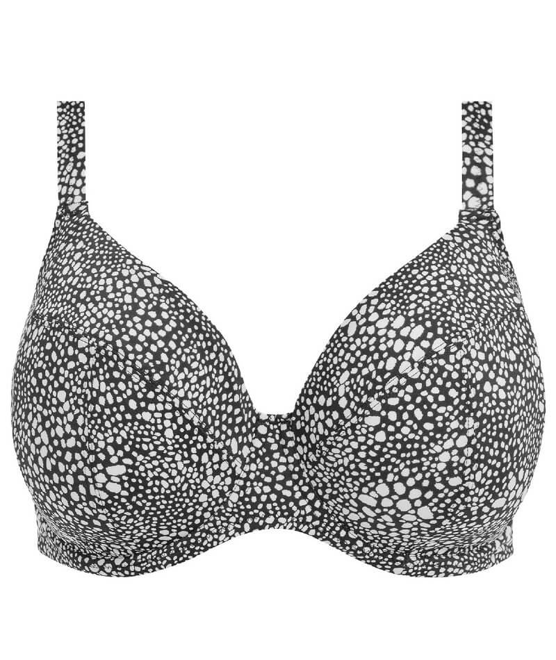 Elomi Swim Pebble Cove Underwired Plunge Bikini Top - Black - Image 5