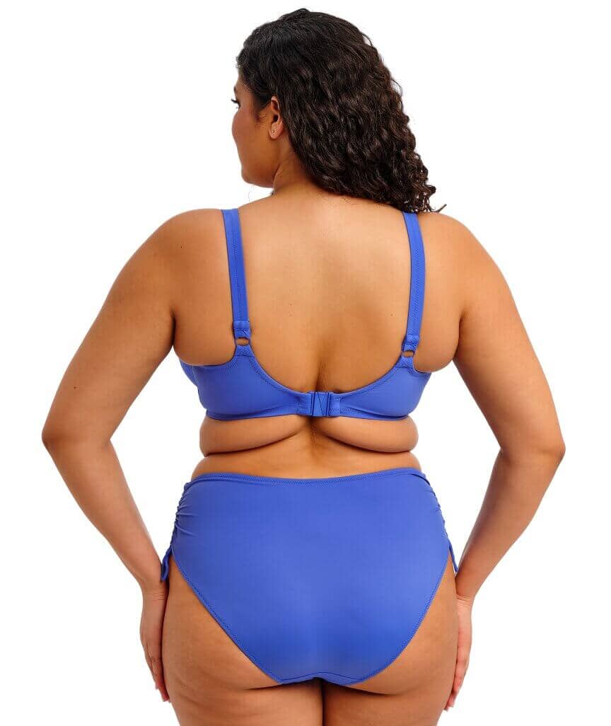 Elomi Swim Plain Sailing Underwired Plunge Bikini Top - Azure - Image 5