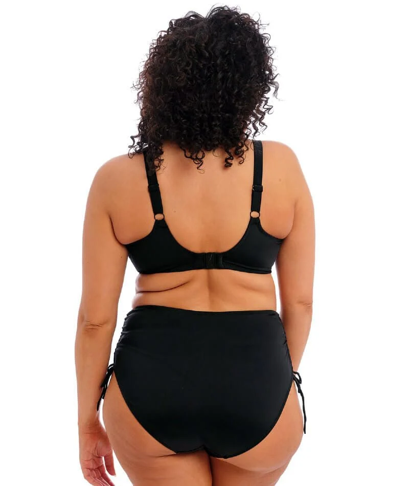 Elomi Swim Plain Sailing Underwired Plunge Bikini Top - Black - Image 4