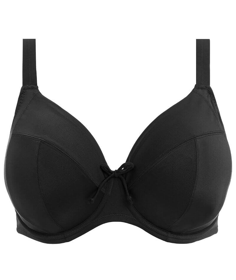 Elomi Swim Plain Sailing Underwired Plunge Bikini Top - Black - Image 5